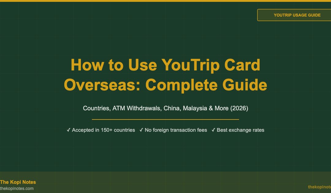 How to Use YouTrip Card Overseas: Complete Guide — The Kopi Notes