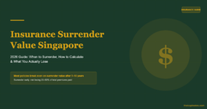 Insurance Surrender Value Singapore 2026: Complete Guide