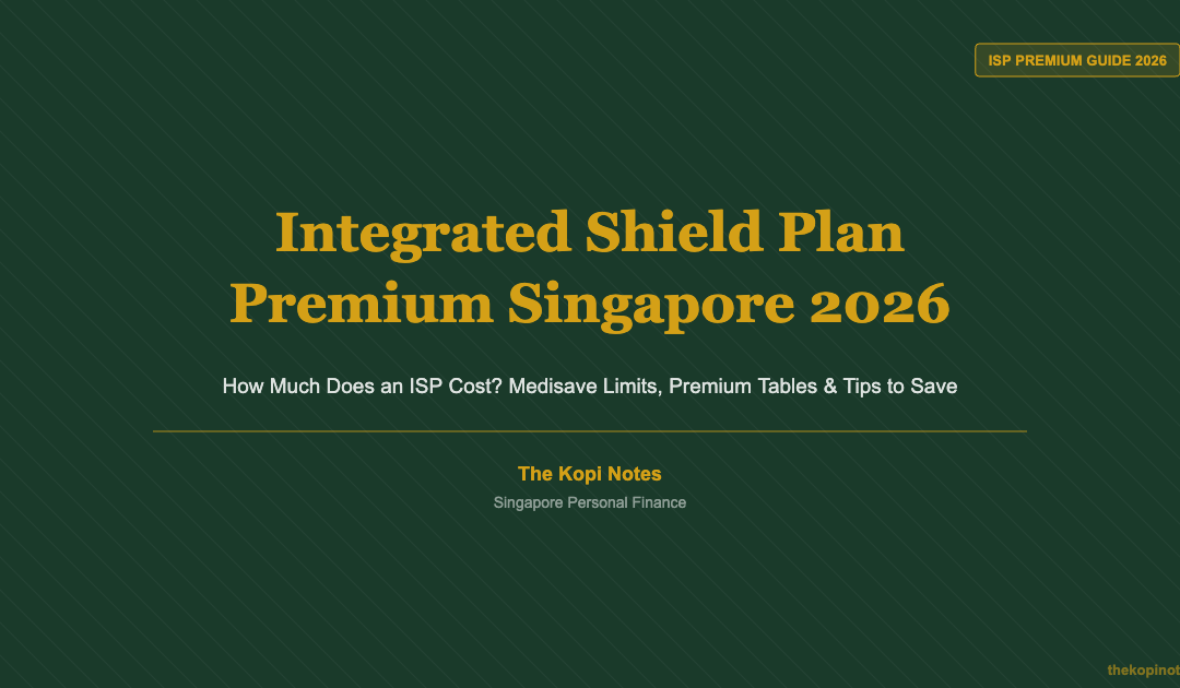 Integrated Shield Plan Premium Singapore 2026 — The Kopi Notes