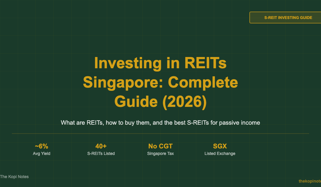 Investing in REITs Singapore: Complete Guide 2026 — The Kopi Notes