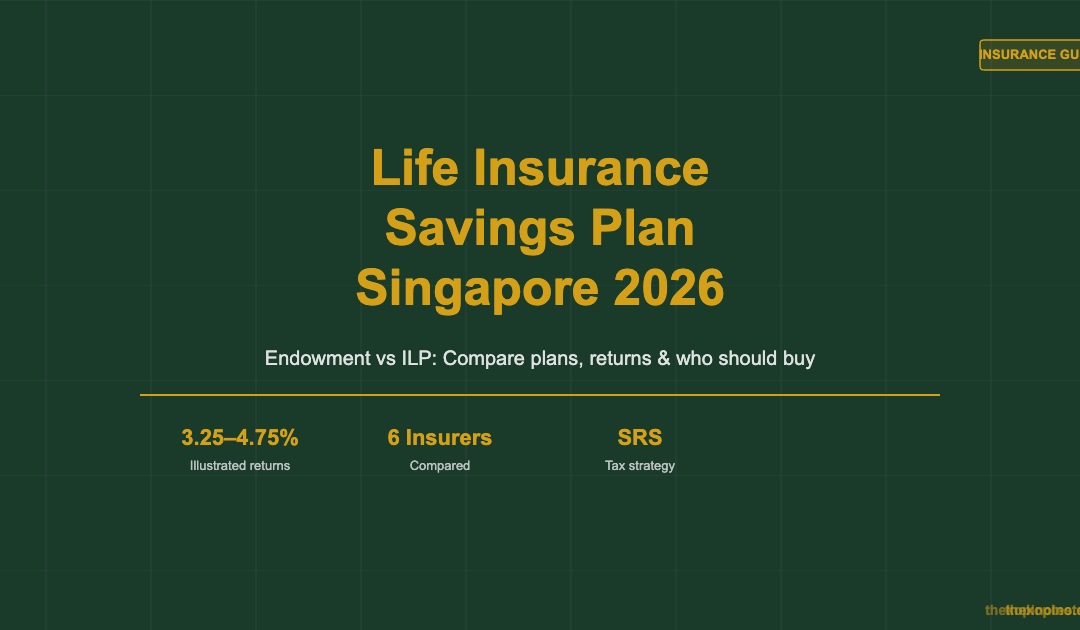 Life Insurance Savings Plan Singapore 2026 — The Kopi Notes