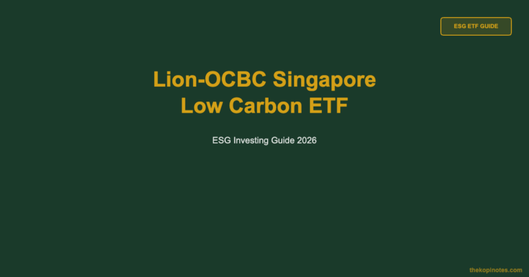 Lion-OCBC Singapore Low Carbon ETF: ESG Investing Guide (2026)