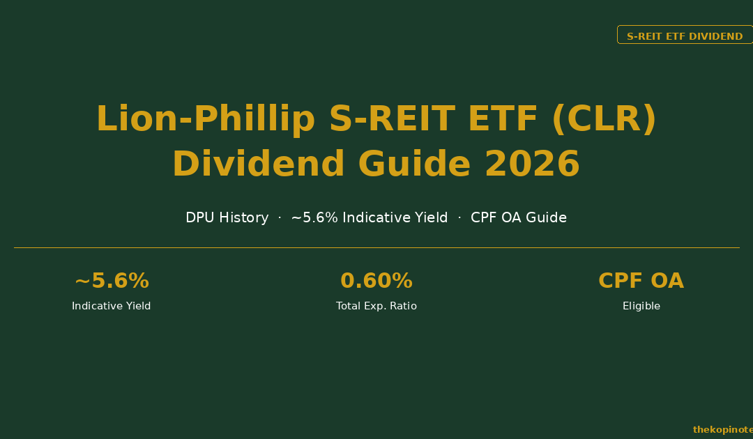Lion-Phillip S-REIT ETF CLR Dividend Guide 2026 — The Kopi Notes
