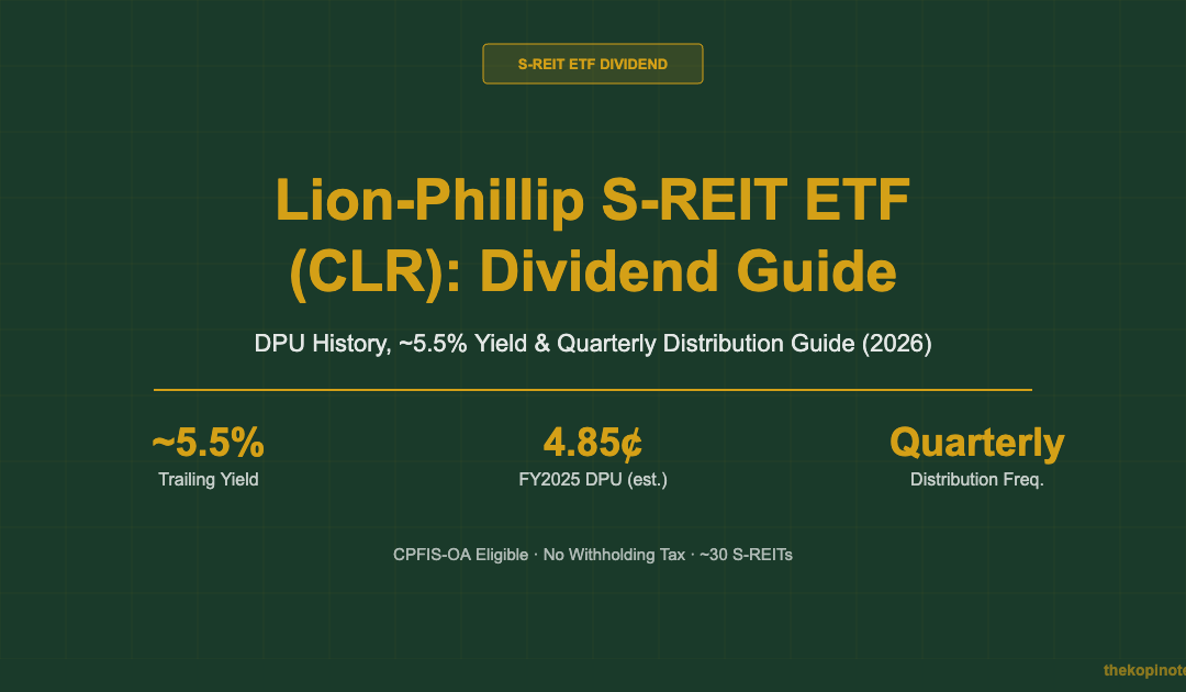Lion-Phillip S-REIT ETF CLR Dividend Guide 2026 — The Kopi Notes