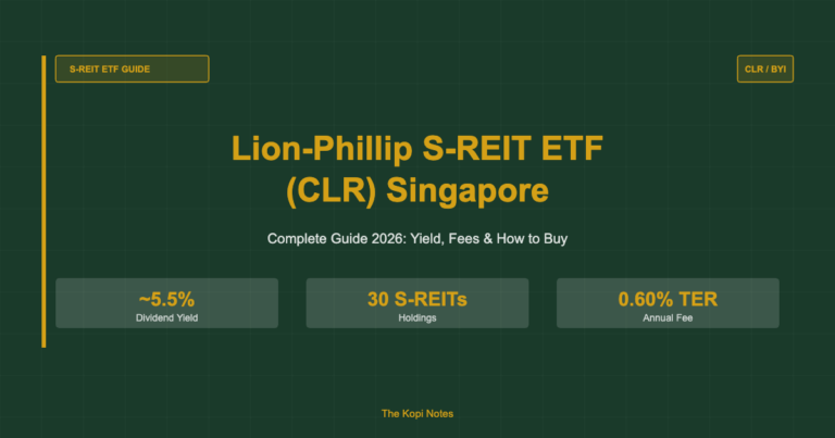 Lion-Phillip S-REIT ETF (CLR) Singapore: Complete Guide 2026