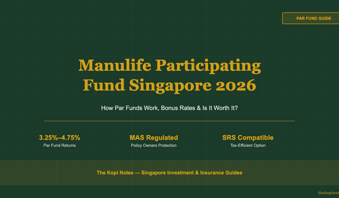 Manulife Participating Fund Singapore 2026: How Par Funds Work, Bonus Rates & Complete Guide — The Kopi Notes