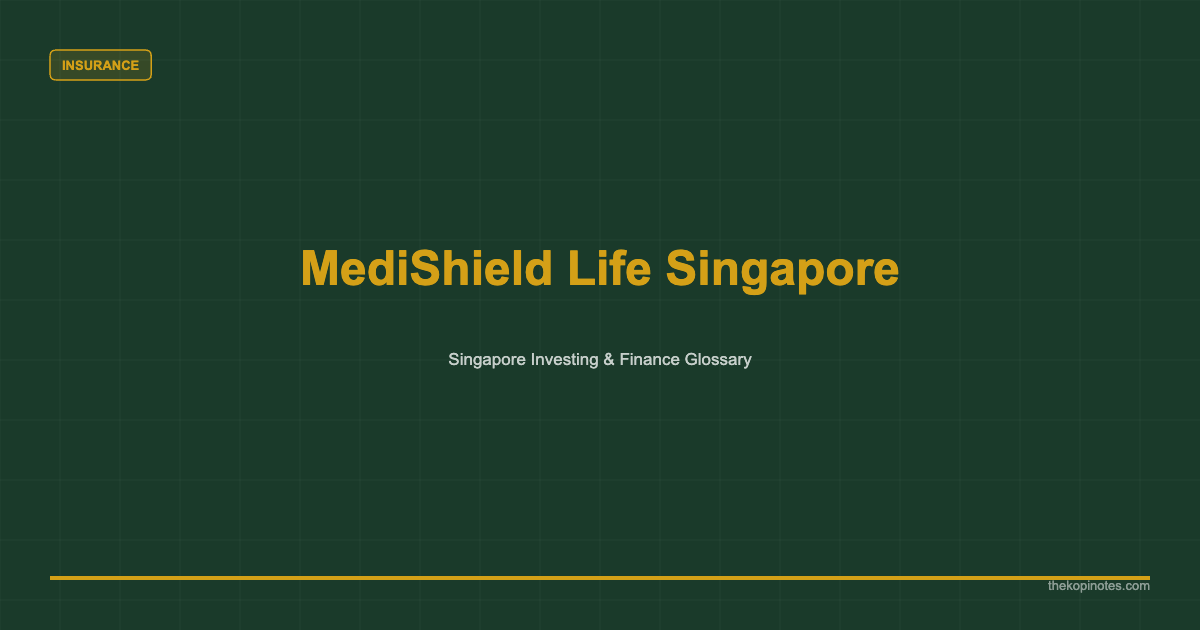 MediShield Life Singapore Singapore 2026