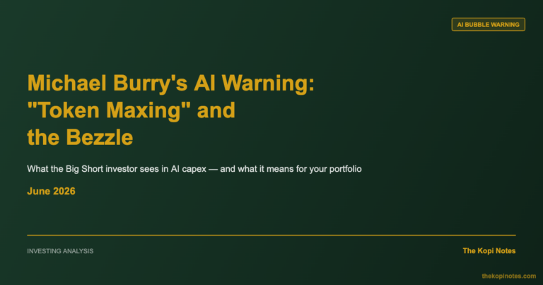 Michael Burry’s AI Warning: What “Token Maxing” and the Bezzle Mean for Your Portfolio (2026)