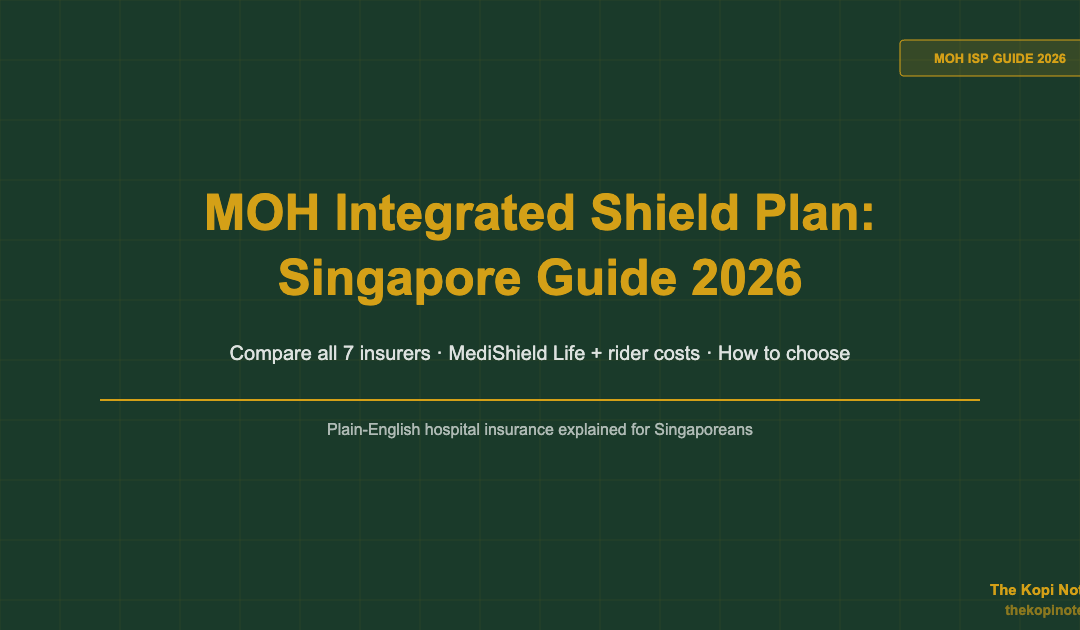 MOH Integrated Shield Plan Singapore Guide 2026 — The Kopi Notes
