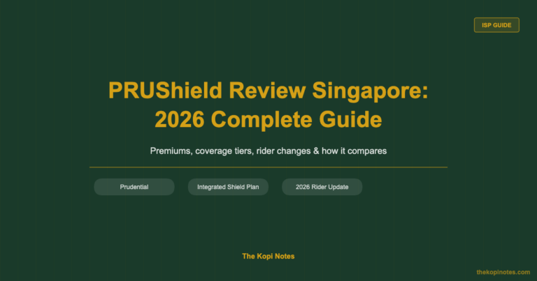 PRUShield Review Singapore: 2026 Complete Guide (Premiums, Tiers & Rider Changes)