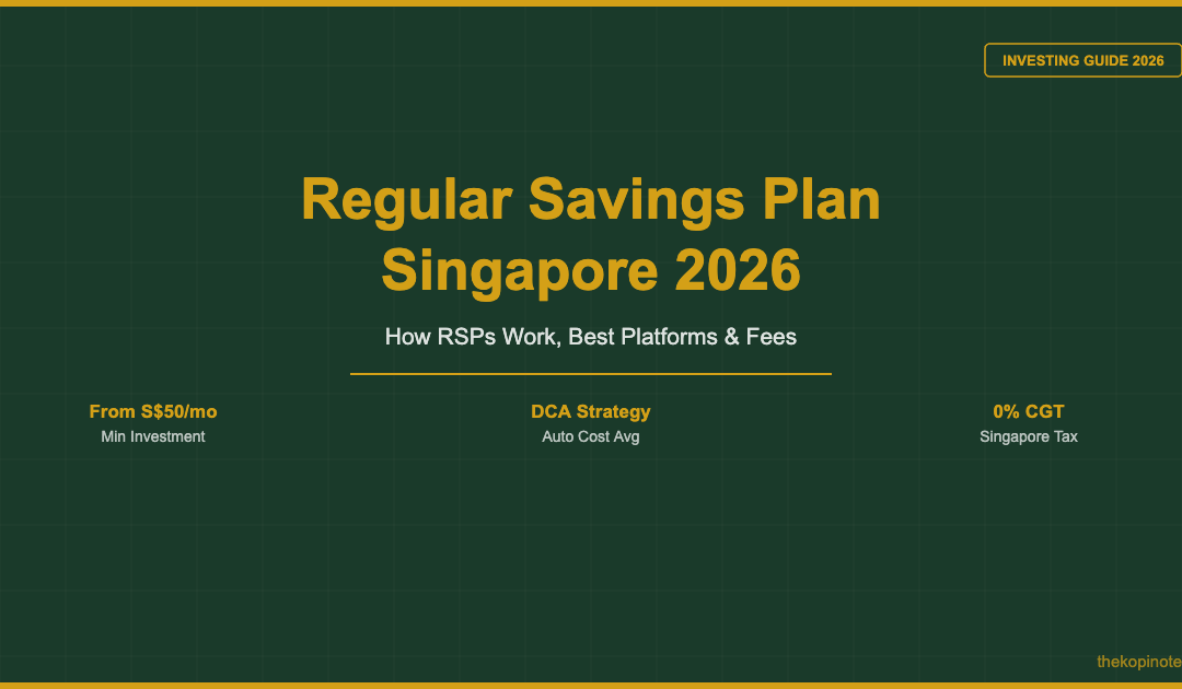 Regular Savings Plan Singapore 2026: Complete Guide (RSP Explained) — The Kopi Notes