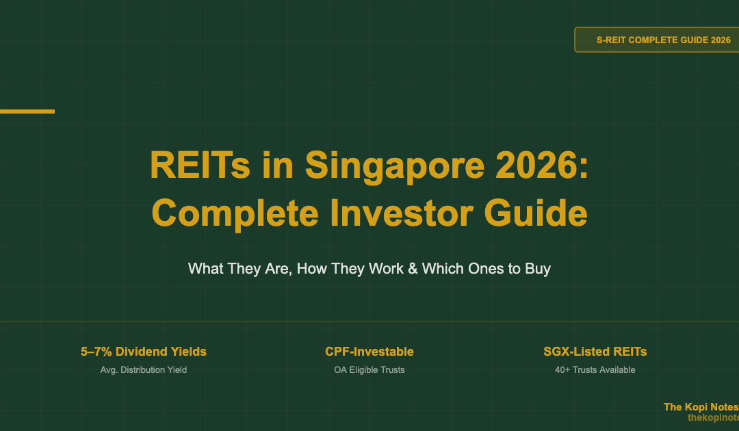 REITs in Singapore 2026: Complete Investor Guide — The Kopi Notes