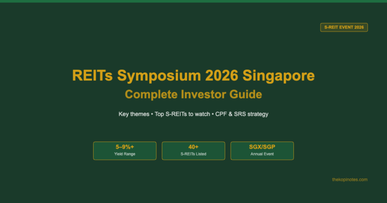 REITs Symposium 2026 Singapore: What to Expect, Key Themes & Best S-REITs to Watch