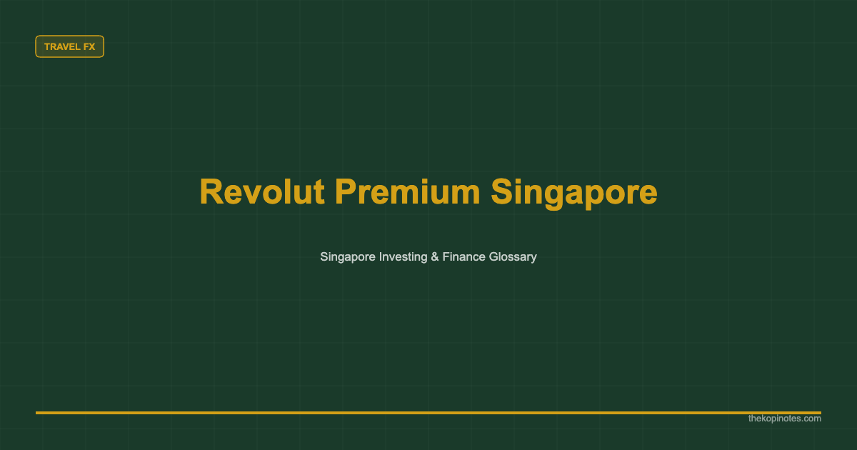 Revolut Premium Singapore Singapore 2026