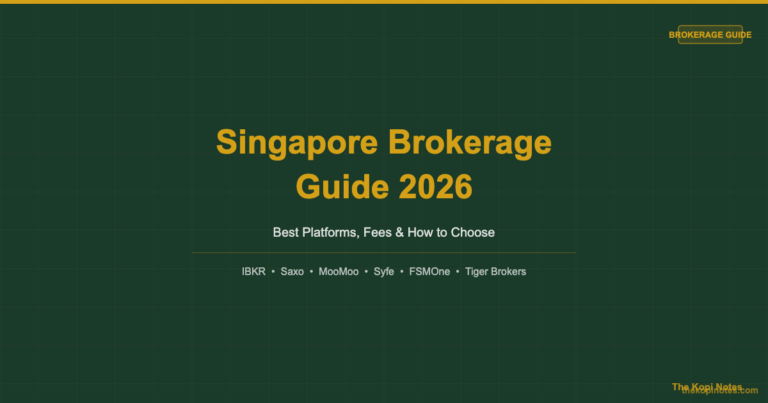 Singapore Brokerage Guide 2026: Best Platforms, Fees & How to Choose