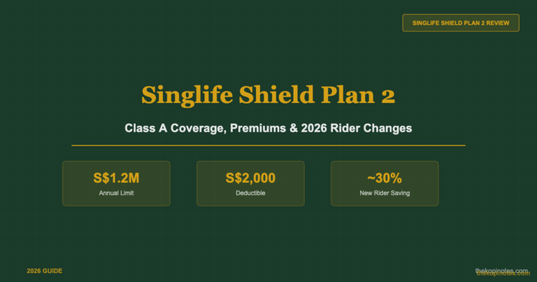 Singlife Shield Plan 2 Review 2026: Class A Coverage, Premiums & Rider Changes