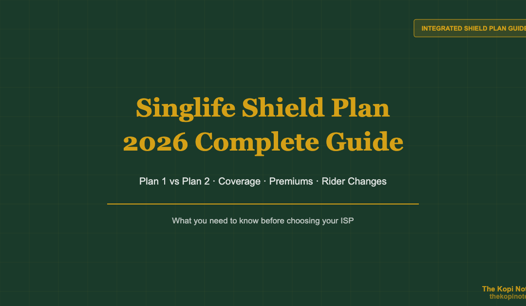 Singlife Shield Plan 2026 Complete Guide — The Kopi Notes