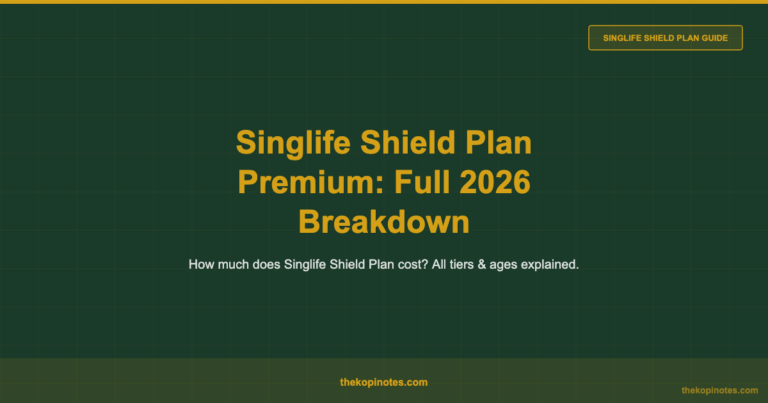 Singlife Shield Plan Premium: Full 2026 Breakdown (All Tiers & Ages)