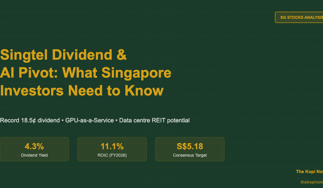 Singtel Dividend & AI Pivot: What Singapore Investors Need to Know (2026) — The Kopi Notes