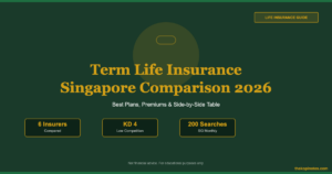 Term Life Insurance Singapore Comparison 2026: Best Plans, Premiums & Side-by-Side Table