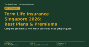 Term Life Insurance Singapore 2026: Best Plans, Premiums & Complete Buyer's Guide