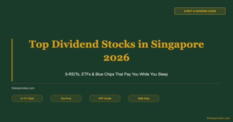 Top Dividend Stocks in Singapore 2026: S-REITs, ETFs & Blue Chips