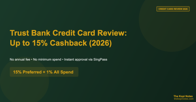 Trust Bank Credit Card Review 2026: Up to 15% Cashback, No Annual Fee