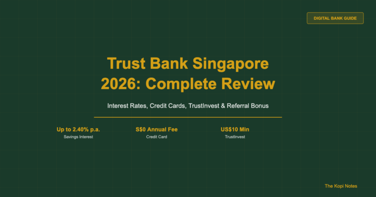 Trust Bank Singapore 2026: Complete Review (Interest Rates, Credit Card & TrustInvest)