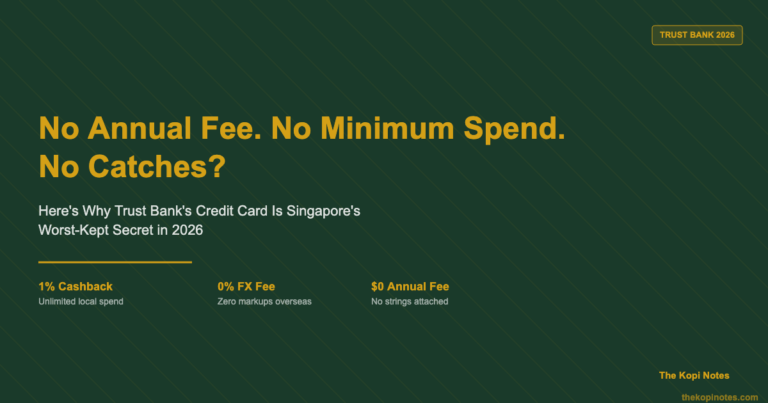 No Annual Fee. No Minimum Spend. No Catches? Why Trust Bank’s Credit Card Is Singapore’s Worst-Kept Secret