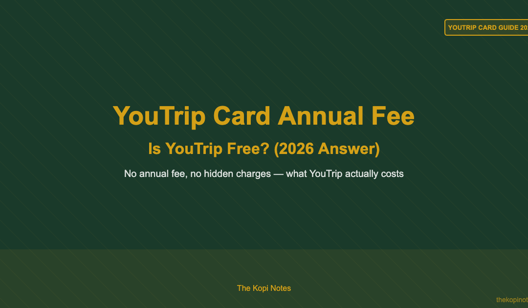 YouTrip Card Annual Fee Singapore 2026: Is YouTrip Free? Complete Cost Breakdown — The Kopi Notes