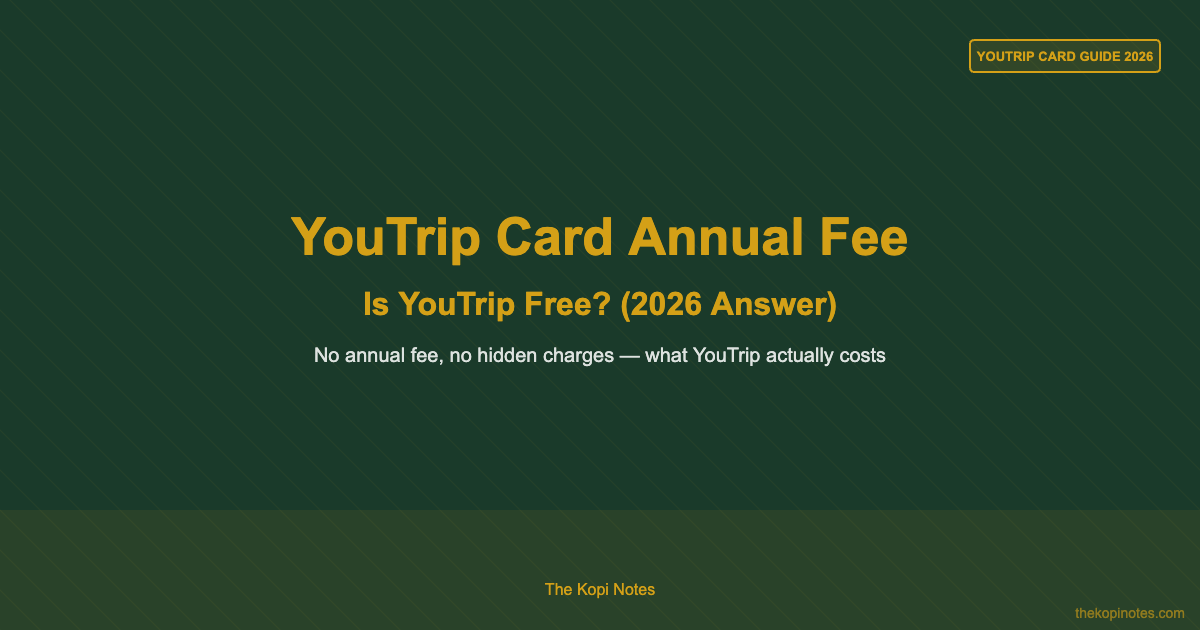 YouTrip Card Annual Fee Singapore 2026 — The Kopi Notes