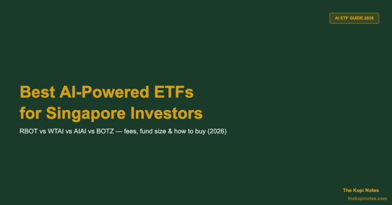 Best AI-Powered ETFs for Singapore Investors in 2026 (RBOT vs WTAI vs BOTZ)
