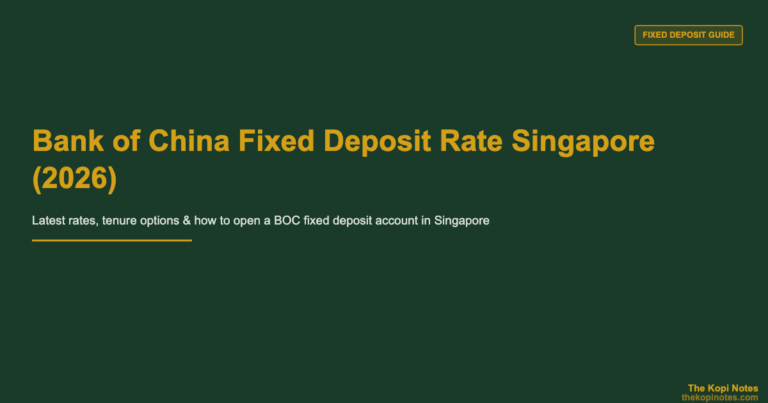 Bank of China Fixed Deposit Rate Singapore (2026)