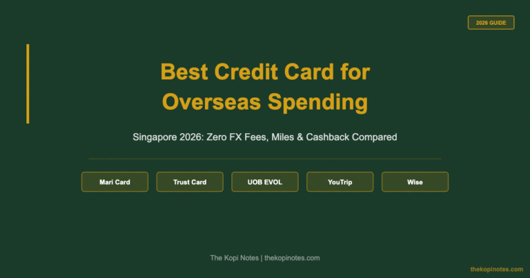 Best Credit Card for Overseas Spending Singapore (2026 Guide)