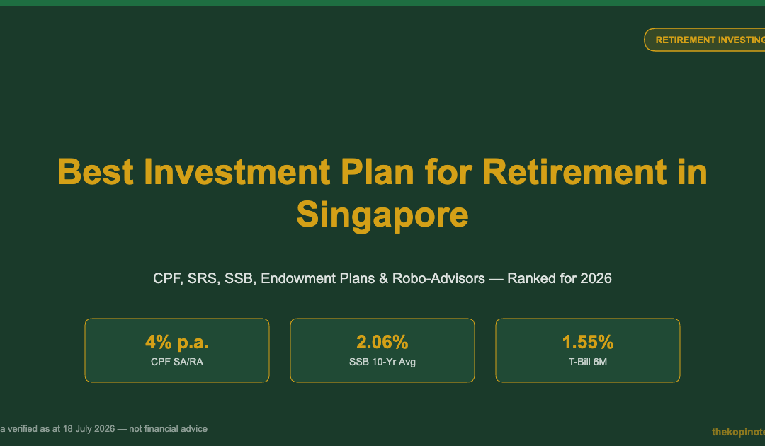 Best Investment Plan for Retirement in Singapore 2026 — The Kopi Notes