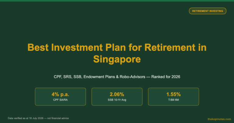 Best Investment Plan for Retirement in Singapore (2026): 6 Options Ranked