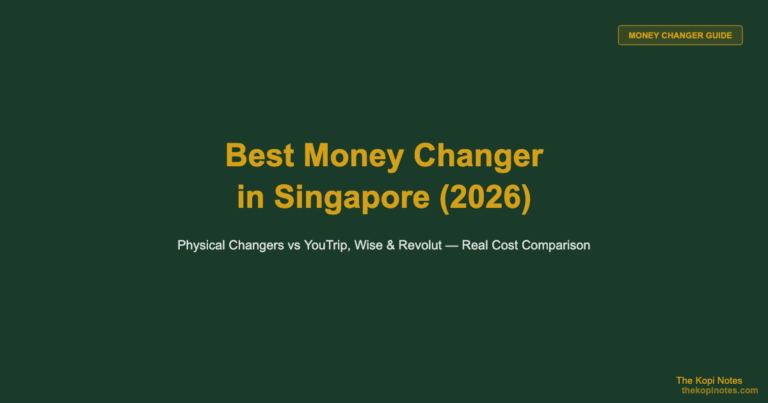 Best Money Changer in Singapore (2026): Physical Changers vs YouTrip, Wise & Revolut Compared