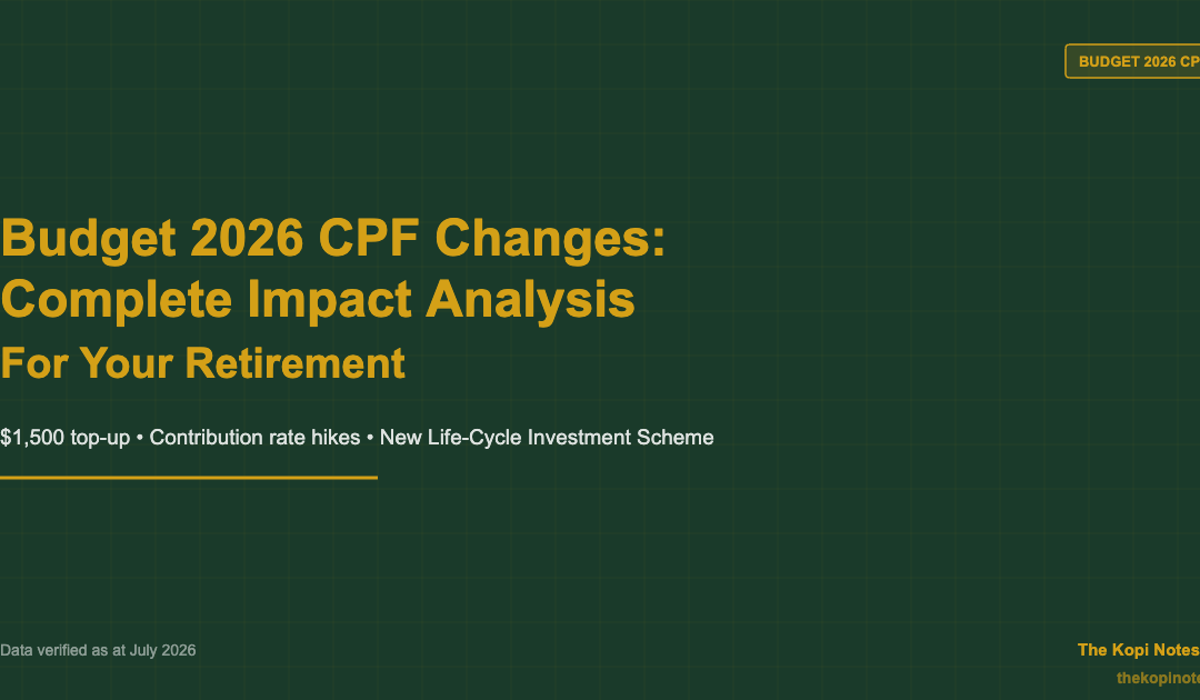 Budget 2026 CPF Changes: Complete Impact Analysis for Your Retirement