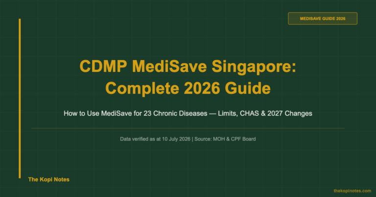 CDMP MediSave Singapore 2026: Complete Guide to Chronic Disease Claims