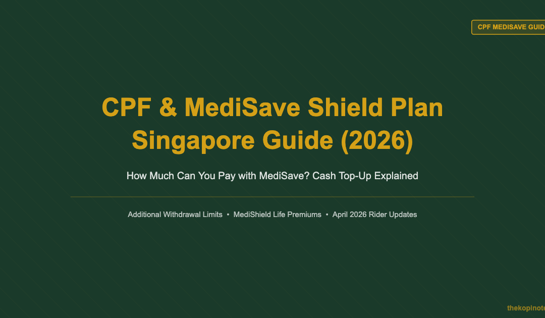 CPF Shield Plan Singapore: MediSave Guide (2026) — The Kopi Notes