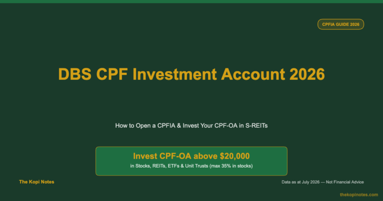 DBS CPF Investment Account (CPFIA) 2026: How to Open One & Invest in S-REITs