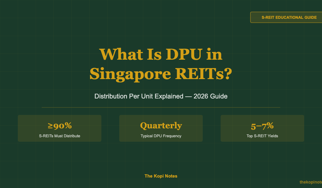 What Is DPU in Singapore REITs? Distribution Per Unit Explained 2026 Guide — The Kopi Notes
