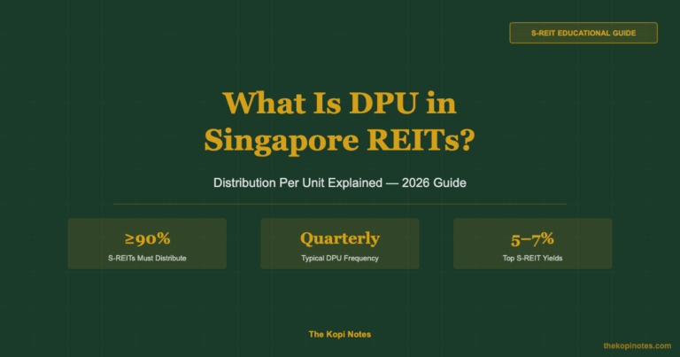 What Is DPU in Singapore REITs? Distribution Per Unit Explained (2026 Guide)