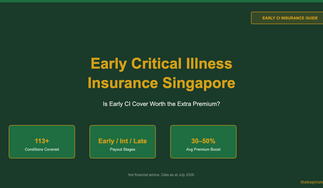 Early Critical Illness Insurance Singapore 2026 — The Kopi Notes