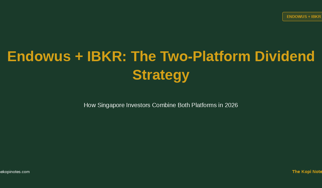 Endowus + IBKR: The Two-Platform Dividend Strategy — The Kopi Notes