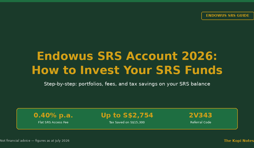 Endowus SRS Account 2026: How to Invest Your SRS Funds With Endowus — The Kopi Notes