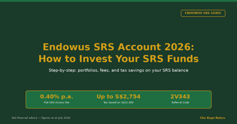 Endowus SRS Account 2026: How to Invest Your SRS Funds With Endowus