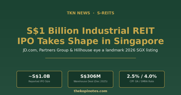 S$1B Singapore REIT IPO 2026: What Investors Should Know