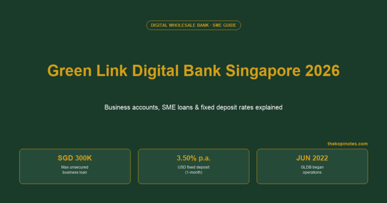 Green Link Digital Bank (GLDB) Singapore 2026: Business Accounts, Loans & Fixed Deposit Rates