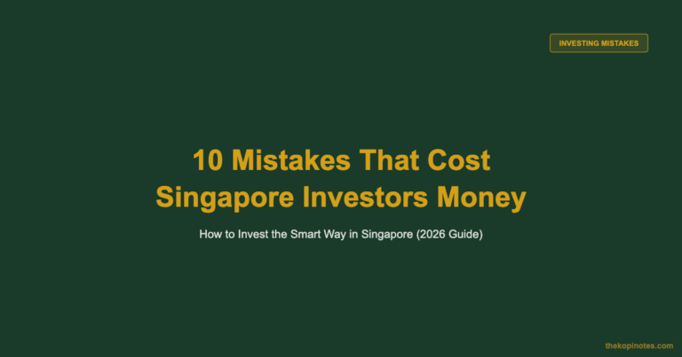 How to Invest in Singapore: 10 Mistakes That Cost Beginners Money (2026 Guide)